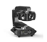 HDXAEW Projecteur à tête mobile 240 W 6 LED RGBW 360 ° rotatif DJ Light 512 lumières de scène for discothèque fête de mariage spectacle en direct pour diverses occasions
