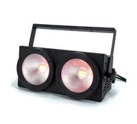 HDXAEW Projecteur LED Par 200 W 2 x 100 W RGBWAUV 6 en 1 Strobe White Warm Wash Beam Éclairage de scène Dj Disco pour diverses occasions(RGBWA UV 6in1)