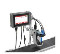 HDXAEW U3Pro - imprimante Industrielle à Jet d'encre en Ligne, buse de 12.7mm, numéro for Texte, Code-Barres QR, Date d'expiration, Logo, 600dpi pour Multi-Surfaces(12.7mm with 1 Ink)