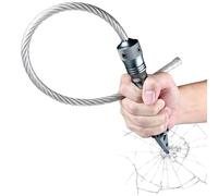 Hdynasty Fouet Multifonctionnel en Fil d'acier, Outil de sécurité Automobile Portable, adapté à la Course à Pied, au Fitness et à la Musculation