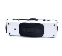 HDYNUZ Étui pour Alto, 15-17 Pouces, étui Rigide Universel pour Alto, étui léger en Fibre de Carbone avec Sac à Musique(White)