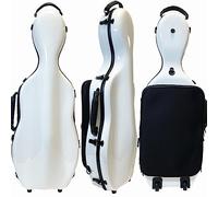 HDYNUZ Étui pour Alto réglable en Fibre de Carbone Composite, 15-17 Pouces, Sac à Dos léger avec Bretelles réglables(L)