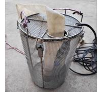 HDYZJQ Couvercle De Protection De Pompe À Eau en Acier Inoxydable, Cage De Filtre De Pompe pour Étang À Poissons, Lac, Ferme, Irrigation, Écran De Pompe Submersible(16x22in (40x55cm))