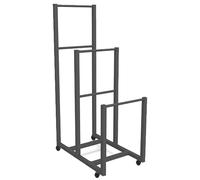 HDYZJQ étagère de Rangement Chariots Utilitaires en Carton, Étagère De Rangement pour Carton, Œuvres d'art Encadrées, Présentoir Mobile pour Entrepôt, Galerie, Magasin De Détail(35x65x105cm)