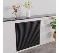 HDYZJQ Grille De Ventilation sous Meuble, Couvercle De Grille À Persiennes sur Mesure pour Grand Système De Climatisation, Porte D'accès À La Ventilation(Black,19x19in (48x48cm))