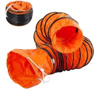 HDYZJQ Tuyau D'aération Flexible Et Pliable, Gaine Isolée en PVC pour Atelier, Sécheuse, Espace Restreint, Conduit De Ventilation pour Ventilateur D'extraction(L 10m/33 ft,Dia 250MM/10 inch)