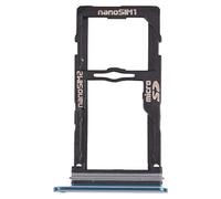 HDZ TTYHK Tiroir de carte nano SIM + plateau de carte nano SIM/plateau de carte micro SD pour LG G8S ThinQ LMG810, LM-G810, LMG810EAW (couleur : bleu)