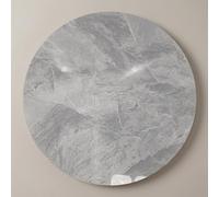 HDZNDH Plateau Tournant Lazy Susan En Pierre Frittée Effet Marbre Pour Table À Manger, Présentoir Rotatif À 360° Silencieux Et Fluide, Organisateur Central Rond Pour Fêtes Et Banquets Familiaux