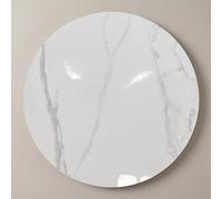 HDZNDH Plateau Tournant Lazy Susan En Pierre Frittée Effet Marbre Pour Table À Manger, Présentoir Rotatif À 360° Silencieux Et Fluide, Organisateur Central Rond Pour Fêtes Et Banquets Familiaux