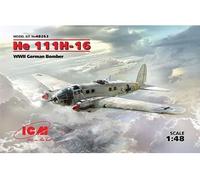ICM Maquette He 111H-16 Bombardier allemand Seconde Guerre mondiale Échelle 1:48