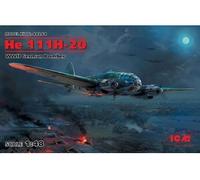ICM Maquette avion He 111H-20 – Échelle 1:48 – Bombardier allemand (Seconde Guerre mondiale) – Neuf