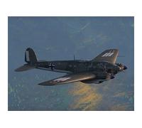 He 111h-3 Wwii German Bomber (100% New Molds)- 1:48e -