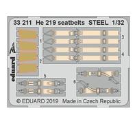 Maquette Eduard He 219 Seatbelts Steel For Revell - 1:32e - Accessories