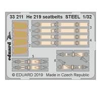 Maquette Eduard He 219 Seatbelts Steel For Revell - 1:32e - Accessories