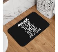 Hé, Accident De Train, Ce n'est Pas Ta Gare ! Tapis De Bain Absorbant Tapis De Douche Antidérapant Paillasson Intérieur pour Cuisine Couloir Chambre 40X60Cm