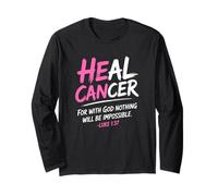 He Can Heal Cancer Breast Cancer Month Christian Bible Verse Manche Longue