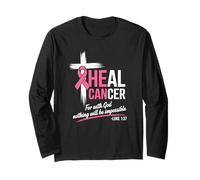 He Can Heal Cancer Breast Cancer Month Christian Bible Verse Manche Longue