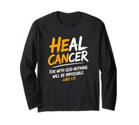He Can Heal Cancer Leukemia Cancer God Christian Bible Verse Manche Longue