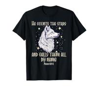 He Counts The Stars and Calls Them All by Name Arctique Loup T-Shirt