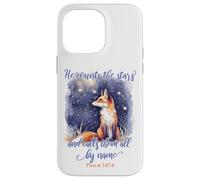 He Counts The Stars and Calls Them All by Name Psalm 147:4 Coque pour iPhone 14 Pro Max
