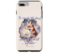 He Counts The Stars and Calls Them All by Name Psalm 147:4 Coque pour iPhone 7 Plus/8 Plus