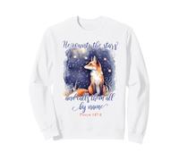 He Counts The Stars and Calls Them All by Name Psalm 147:4 Sweatshirt