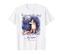 He Counts The Stars and Calls Them All by Name Psalm 147:4 T-Shirt