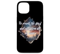 He Counts The Stars Psalm 147:4 Étoiles Coque pour iPhone 13