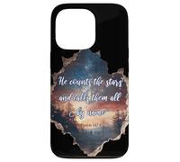 He Counts The Stars Psalm 147:4 Étoiles Coque pour iPhone 13 Pro