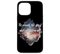He Counts The Stars Psalm 147:4 Étoiles Coque pour iPhone 13 Pro Max