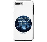 He Counts The Stars Psalm 147:4 Étoiles Coque pour iPhone 7 Plus/8 Plus