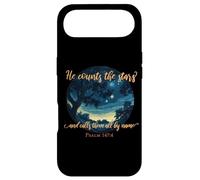 He Counts The Stars Psalm 147:4 Étoiles Coque pour iPhone Air