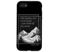 He Counts The Stars Psalm 147:4 Étoiles Coque pour iPhone SE (2020) / 7/8