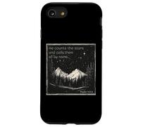 He Counts The Stars Psalm 147:4 Étoiles Coque pour iPhone SE (2020) / 7/8