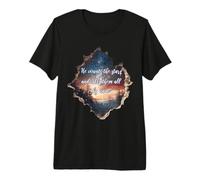 He Counts The Stars Psalm 147:4 Étoiles T-Shirt Haut de Gamme