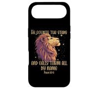He Counts The Stars Psalm 147:4 Lion Coque pour iPhone Air