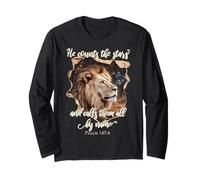 He Counts The Stars Psalm 147:4 Lion Manche Longue