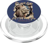 He Counts The Stars Psalm 147:4 Lion PopSockets PopGrip pour MagSafe
