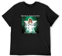 HE&FSHENG Adult T-Shirts Within Temptation Mother Earth Black Manches Courtes(XX-Large)
