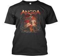 HE&FSHENG Cassius Angra Temple of Shadows Power Metal Brazillian Band T Shirt Black Manches Courtes(Small)