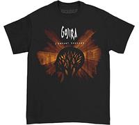 HE&FSHENG Gojira Men's l'enfant Sauvage Album Cover T Shirt Black Manches Courtes(X-Large)