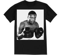 HE&FSHENG Joe Frazier - Premium Men's Crewneck T-Shirt Manches Courtes(Medium)