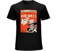 HE&FSHENG Men's Bob Wills Casual Shirt Black Manches Courtes(3X-Large)