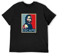 HE&FSHENG Men's T-Shirt Feel Soft T-Shirt Escape from New York Snake Plissken Hope Style Classic Style Manches Courtes(Medium)