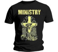 HE&FSHENG Ministry Holy Cow T-Shirt Manches Courtes(Small)