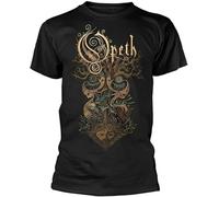 HE&FSHENG Opeth 'Tree' Black T Shirt - New Manches Courtes(Small)
