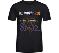 HE&FSHENG Simple Minds Glittering Prize 8192 Men T Shirts Manches Courtes(Large)