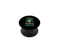 He Grinned Ruban de Foi Guerrier lymphome Non hodgkinien PopSockets PopGrip Adhésif