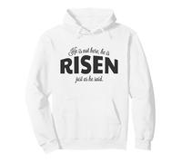 He Has Risen Verse Bible Women Luke Scripture God Female Her Sweat à Capuche