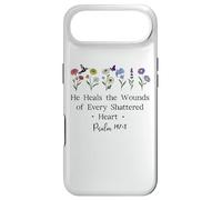 He Heals The Wounds of Every Shattered Heart God Psalm 147:3 Coque pour iPhone Air